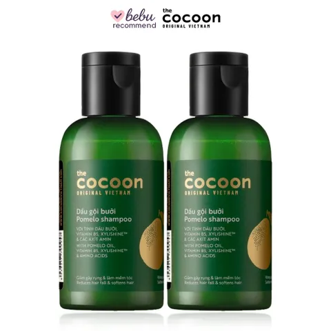 [BEBU] COMBO 2 Dầu Gội Bưởi Cocoon 2x50ml - Dầu Gội Giảm Rụng Tóc Thuần Chay Không Sulfate