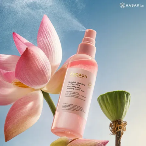 [BEBU] Tinh Chất Xịt Dưỡng Sen Hậu Giang Cocoon 200ml Cấp Ẩm Sâu Cho Da Nhạy Cảm