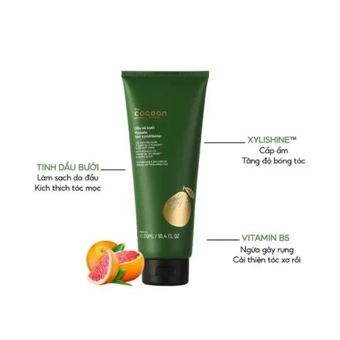 [BEBU] Dầu Xả Bưởi Cocoon 50ml Dầu Xả Bưởi Cocoon kem xả tóc suôn mượt phục hồi tóc khô xơ Giảm Gãy Rụng
