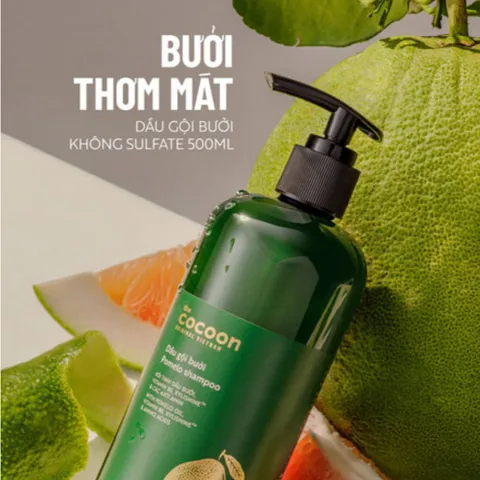 [BEBU] COMBO Dầu Gội Bưởi & Gel Tắm Đường Thốt Nốt Cocoon 2x500ml - Giảm Gãy Rụng Tóc Và Dưỡng Ẩm Mịn Da