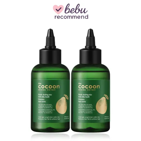 [BEBU] COMBO 2 Nước Dưỡng Tóc Tinh Dầu Bưởi Cocoon 2x140ml - Tinh Dầu Bưởi Kích Mọc Tóc Giảm Gãy Rụng