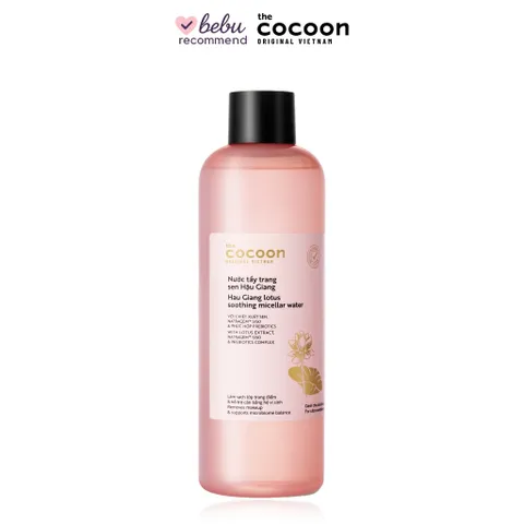 [BEBU] Nước Tẩy Trang Sen Hậu Giang Cocoon 500ml Làm Sạch Dịu Nhẹ Cho Da Nhạy Cảm