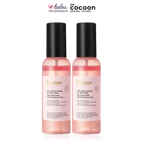 [BEBU] COMBO 2 Tinh Chất Xịt Dưỡng Sen Hậu Giang Cocoon 2x100ml Cấp Ẩm Và Làm Dịu Da Thuần Chay