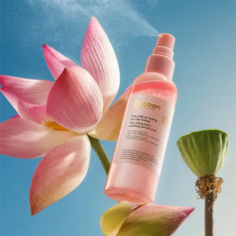 [BEBU] COMBO 2 Tinh Chất Xịt Dưỡng Sen Hậu Giang Cocoon 2x100ml Cấp Ẩm Và Làm Dịu Da Thuần Chay