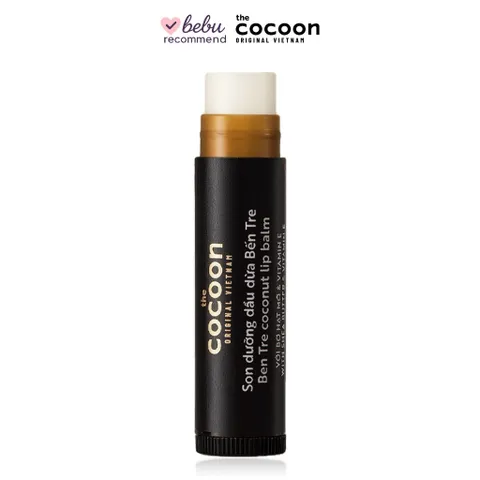 [BEBU] Son Dưỡng Ẩm Môi Cocoon Dầu Dừa Bến Tre 5g Thuần Chay Làm Mềm Môi Căng Mọng