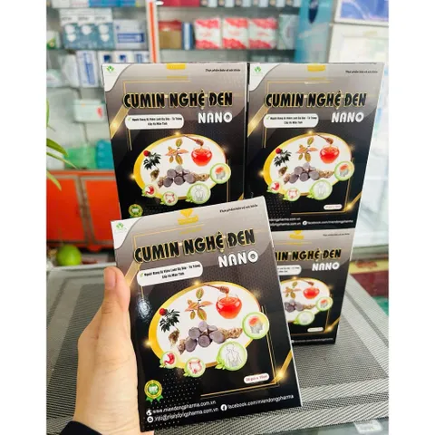 Dung dịch dạ dày Cumin nghệ đen nano (hộp 20gói)