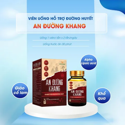TPBVSK viên uống An Đường Khang - hỗ trợ cải thiện chỉ số đường huyết