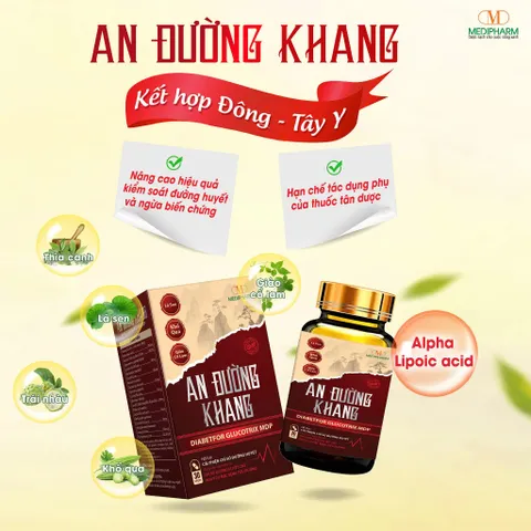 TPBVSK viên uống An Đường Khang - hỗ trợ cải thiện chỉ số đường huyết