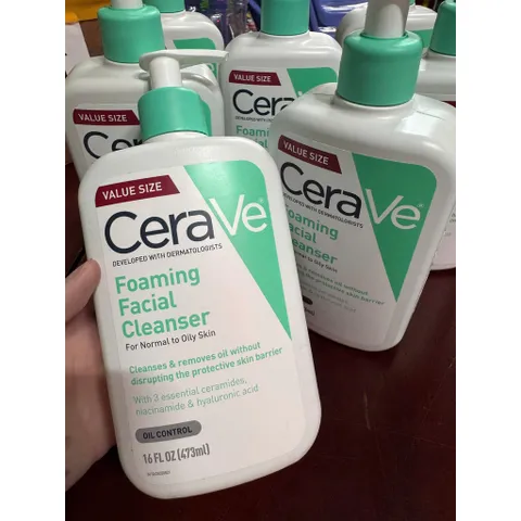 [Chính Hãng] Sữa Rửa Mặt CeraVe Foaming Facial Cleanser Bản Mỹ 355ml - 473ml BẢN MỸ USA