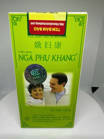Nga Phụ Khang hỗ trợ giảm sự tiến triển u xơ tử cung, u nang buồng trứng (Lọ 60 viên)