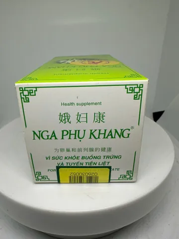 Nga Phụ Khang hỗ trợ giảm sự tiến triển u xơ tử cung, u nang buồng trứng (Lọ 60 viên)