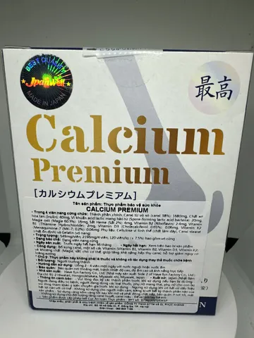 Viên uống Calcium Premium JpanWell – bổ sung canxi, hỗ trợ sức khỏe xương khớp (120 viên)