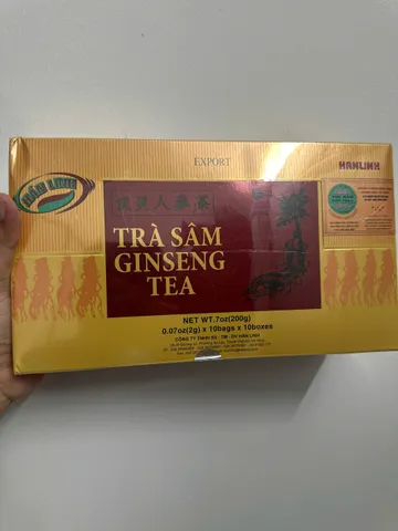 (HÀNG VN) Trà Sâm Ginseng Tea Hán Linh (2g x 100 gói)