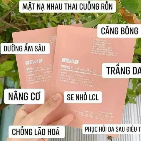 [Chính hãng][Sỉ lẻ từ 2-50 miếng] Mặt Nạ Nhau Thai Cừu Nhật Bản Rwine Dưỡng Da Trắng Sáng 40ml