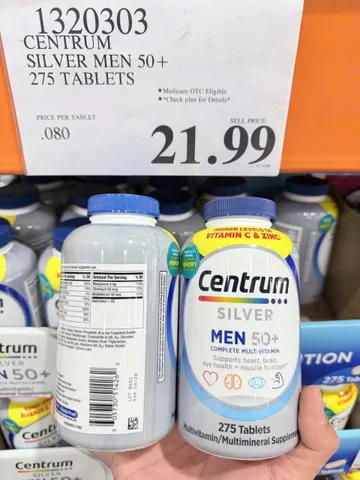 vitamin tổng hợp dành cho nam trên 50 tuổi centrum men