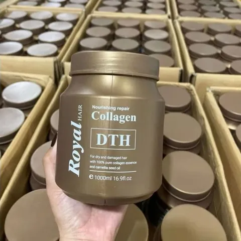 Kem Ủ Tóc Collagen DTH 1000ml – Hấp Dầu Chăm Sóc Tóc Khô Xơ, Hư Tổn, Uốn Duỗi Nhuộm