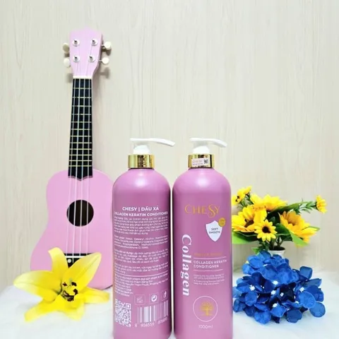 💗 DẦU XẢ CHESY COLLAGEN KERATIN 1000ML – TÓC MỀM MƯỢT, DỄ CHẢI