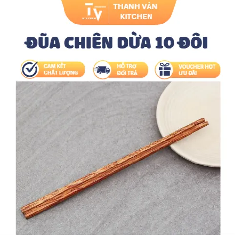 Đũa Chiên Dừa Loại 1 ( 10 Đôi ) (TV1677)