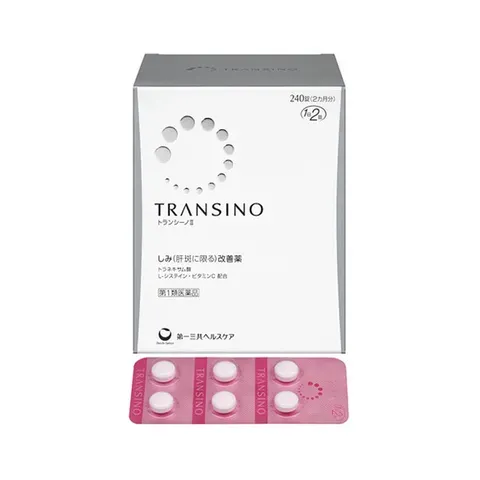 (Tách lẻ 60v) Viên uống Transino Whitening Nhật Bản - Hỗ trợ trắng da, giảm nám, tàn nhang, làm mờ vết thâm, dưỡng da đẹp cho phụ nữ tuổi 30+ 837295