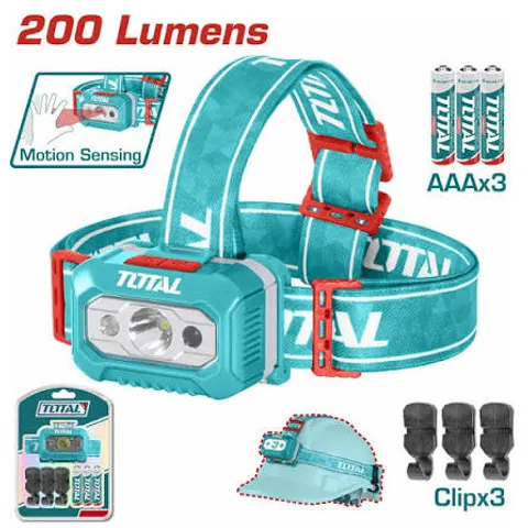 ĐÈN ĐỘI ĐẦU TOTAL THL013AAA6 – 200 LUMEN, CHIẾU XA 91M
