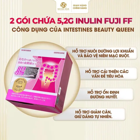 INULIN 30 gói - Hỗ trợ sức khỏe đường ruột Nhật Bản