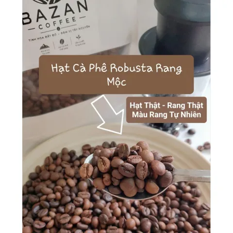 1kg Cà Phê Rang Xay Nguyên Chất - Gu Mạnh, Đậm Vị Tây Nguyên, Pha Phin, Pha Máy, Cà Phê Hạt, Bột, BAZAN COFFEE 47