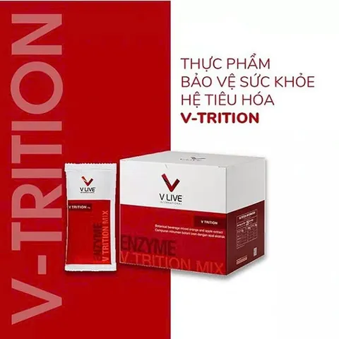 V TRITION – Thực phẩm bổ sung hỗ trợ tiêu hóa, Hộp 28 gói