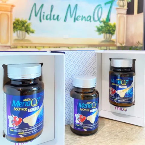 MIDU MENAQ7 360mcg – Giúp Phát Triển Chiều Cao Cho Trẻ Dậy Thì, Hộp 90 Viên