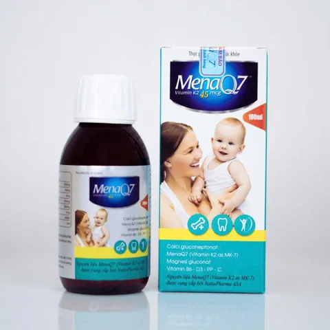 MIDU MENAQ7 K2 45mcg - Hỗ trợ tăng cường hấp thụ Cacli vào xương, Lọ 100ml