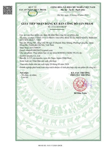 ICHOHA EKISU PLUS - Viên uống Hỗ trợ tuần hoàn não, phòng chống tai biến mạch máu não Nhật Bản, Hộp 90 viên