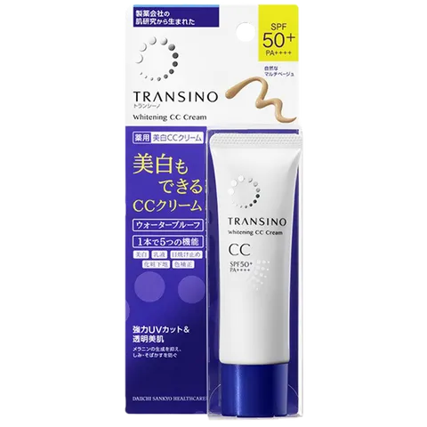 Kem CC trang điểm dưỡng trắng da Transino Nhật Bản 737990 837714