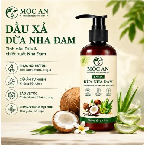 Cặp Dầu Gội Bồ Kết Bưởi kích mọc tóc con, giảm gàu giảm rụng, tóc suôn mượt từ gốc Mộc An chính hãng
