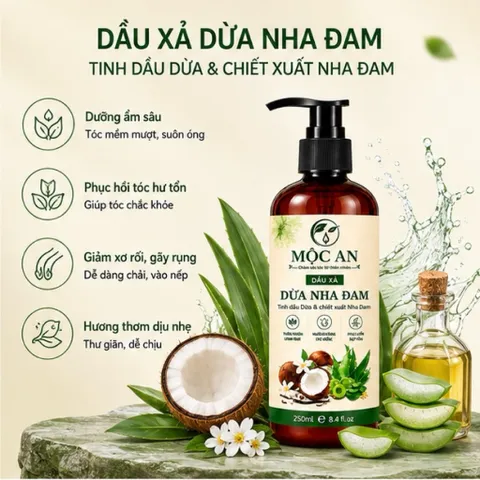 Cặp Dầu Gội Bồ Kết Thảo Mộc giảm rụng, kích mọc tóc, sạch gàu, dưỡng tóc từ gốc Mộc An chính hãng