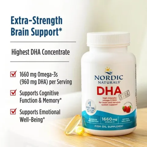 Viên Uống Dầu Cá Nordic Naturals DHA Xtra 1660mg