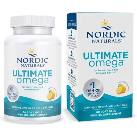 Viên Uống Dầu Cá Nordic Naturals Ultimate Omega 1280mg Omega-3 Lemon 180 Viên