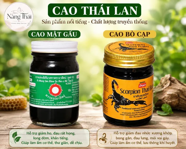 Dầu cù là đen mặt trời đỏ siêu nóng xoa bóp Vasan Thái Lan 60g giảm đau nhức mỏi vay gáy, đau lưng