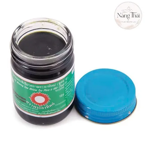 Dầu cù là đen mặt trời đỏ siêu nóng xoa bóp Vasan Thái Lan 60g giảm đau nhức mỏi vay gáy, đau lưng