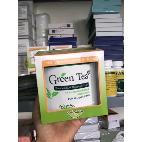Kem massage Trà Xanh Green Tea HQ Giúp Da Mịn Màng. Hàng chuẩn loại 1
