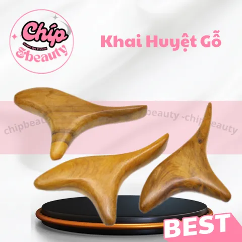 Cây ấn huyệt chân, cưu gỗ khai huyệt, dụng cụ day ấn huyệt, khai huyệt gỗ