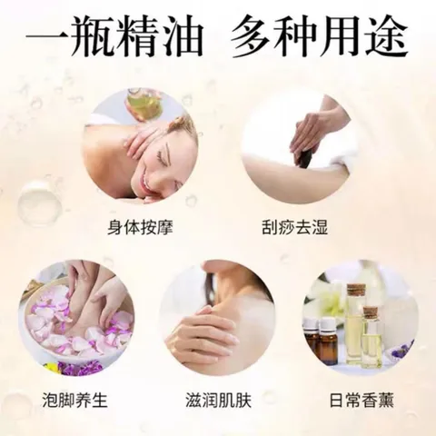 Tinh dầu Massage Body hương thơm Gừng, Hoa Hồng, Oải Hương dịu nhẹ – Hàng chính hãng Chai 500ml 837822