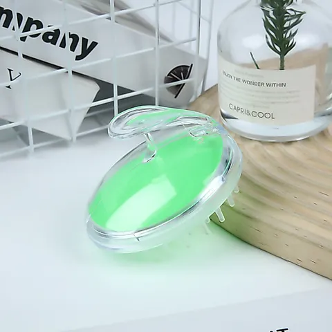 Lược Gội Đầu Mát Xa Silicon có gai mềm giúp da đầu thư giãn - Dùng Trong SPA - TMV