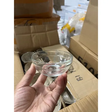 Combo 3 Bát Thuỷ Tinh Loại 6cm - 7.5cm - 9cm dùng đựng bột đắp mặt nạ, bát thuỷ tinh chuyên dụng