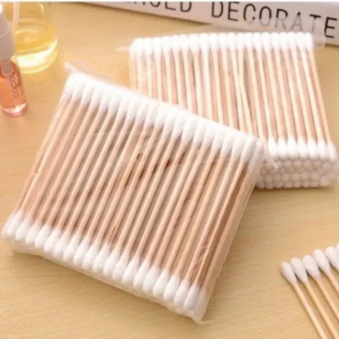Combo 5 gói. Gói 100 Tăm bông gỗ y tế vệ sinh tai. Bông ngoáy tai hàng loại 1 chất lượng cao
