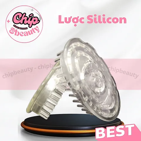 Lược gội dưỡng sinh trắng trong suốt giá rẻ. Lược massage đầu dùng trong Spa - TMV