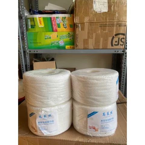 Giấy Rửa Mặt , Giấy Cuộn Rửa Mặt Dùng Cá Nhân - Spa - TMV. Trọng lượng 300g