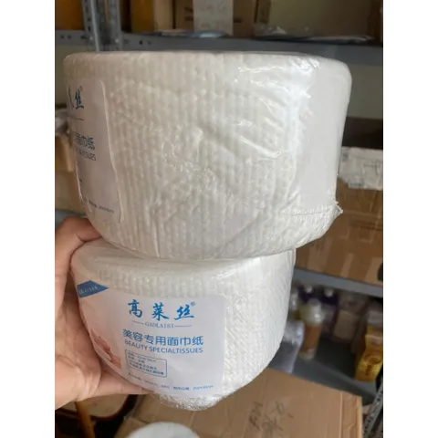 Giấy Rửa Mặt , Giấy Cuộn Rửa Mặt Dùng Cá Nhân - Spa - TMV. Trọng lượng 300g