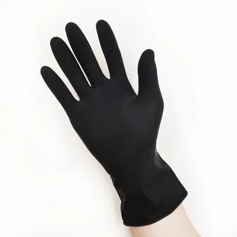 Găng Tay Cách Nhiệt Gội Đầu Dưỡng Sinh, Làm Tóc - Bao Tay PVC Cách Nhiệt Độ Bền Cao 837845