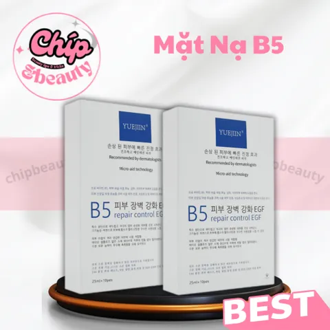 ( Hộp 10 miếng ) Mặt Nạ B5 Repair Control EGF 25ml, Mặt Nạ Phục Hồi, Cấp Ẩm
