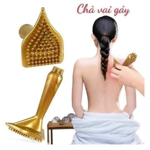 Bàn Chà Vàng Massage Body Chải Đả Thông Kinh Lạc Spa Dưỡng Sinh 1 Chiếc 837855