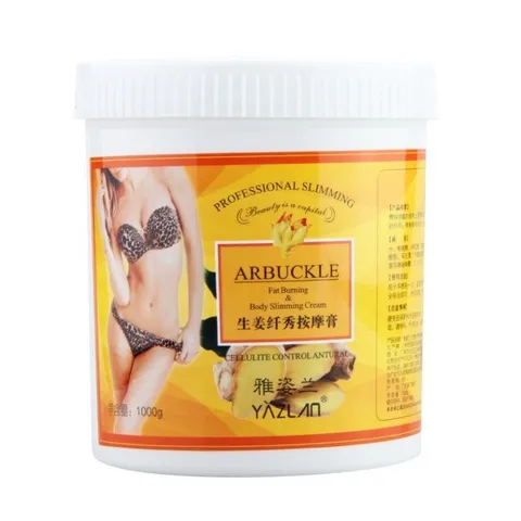Kem Gừng Tan Mỡ Giảm Béo 300g, 1000g Thảo Dược Thiên Nhiên Đốt Cháy Mỡ Thừa